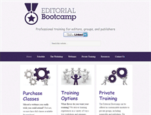 Tablet Screenshot of editorialbootcamp.com